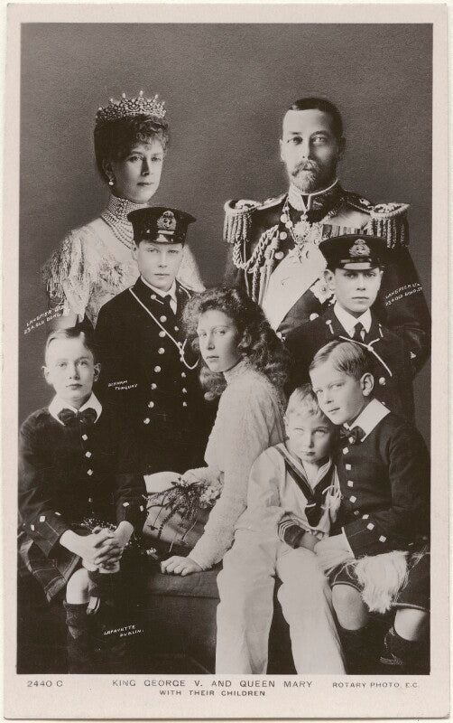 'king george v and queen mary with their children' npg x196932