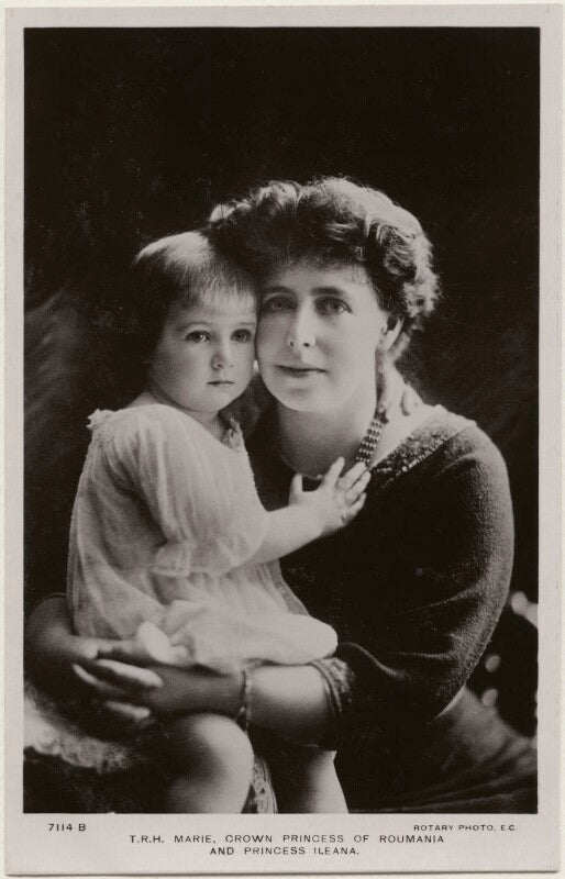 Princess ileana of romania; marie, queen of romania npg x45053
