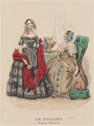 Dinner dress and home morning dress, March 1842 NPG D47891