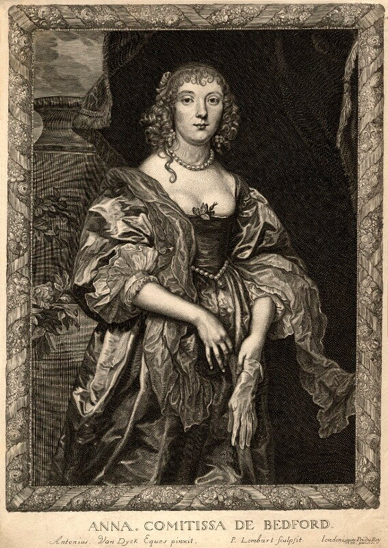 Anne russell (née carr), countess of bedford npg d10904