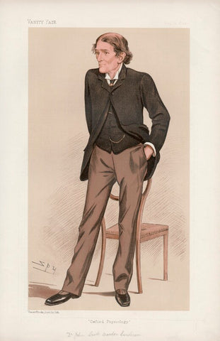 Sir John Scott Burdon-Sanderson, Bt ('Men of the Day. No. 587.') NPG D44699