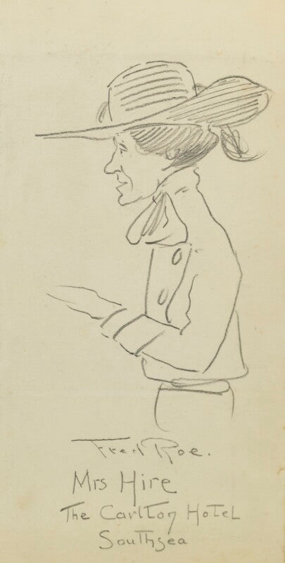 Jane cicely winifred hire (née ball) ('mrs hire, the carlton hotel, southsea') npg d43162