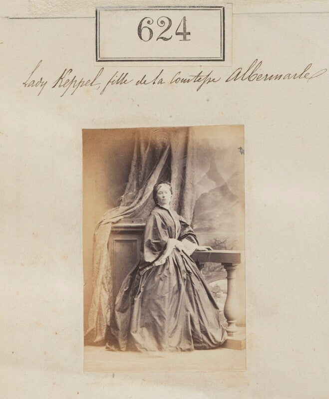 Lady louisa charteris (née keppel) npg ax50294