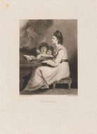 Elizabeth Ann Sheridan (née Linley) as St Cecilia NPG D14271