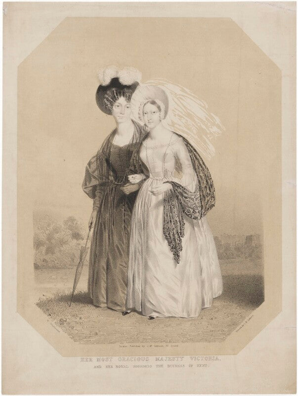 Princess victoria, duchess of kent and strathearn; queen victoria npg d33561