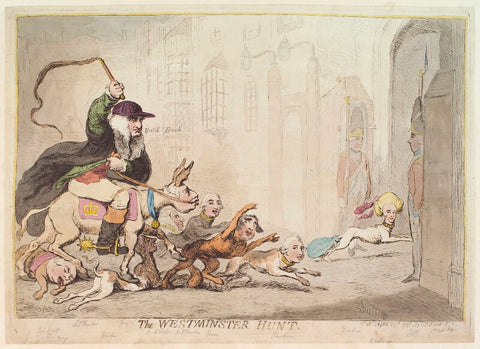 'The Westminster hunt' NPG D12376