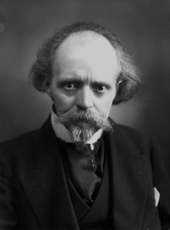 Sir (thomas henry) hall caine npg x16755