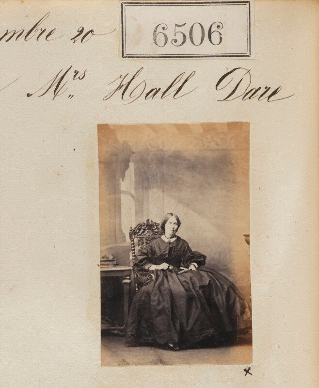 Frances anna catherine hall dare (née lambart) npg ax56439