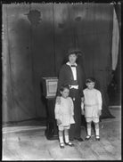 Gerald Savory; Grace Lane (Mrs Kenneth Douglas); Kenneth Douglas Cyril Savory NPG x123098