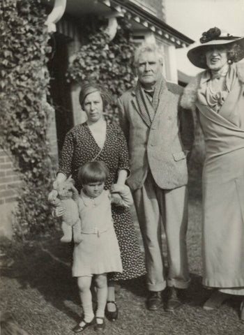 Violet Rosalie Powys (née Dodds); Theodora Gay Scutt (née Powys); Theodore Francis Powys; Lady Ottoline Morrell NPG x144221