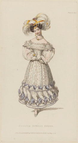 'English Dinner Dress', May 1829 NPG D47639