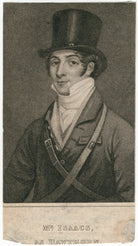 John Isaacs as Hawthorn in Bickerstaff's 'Love in a Village' NPG D8689