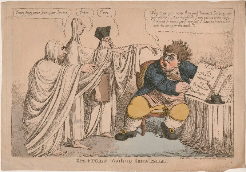 Spectres visiting john bull npg d47474