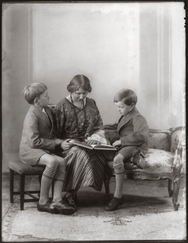 Brian colin laurence; lady sybil laurence (née stopford); desmond roger laurence npg x124751