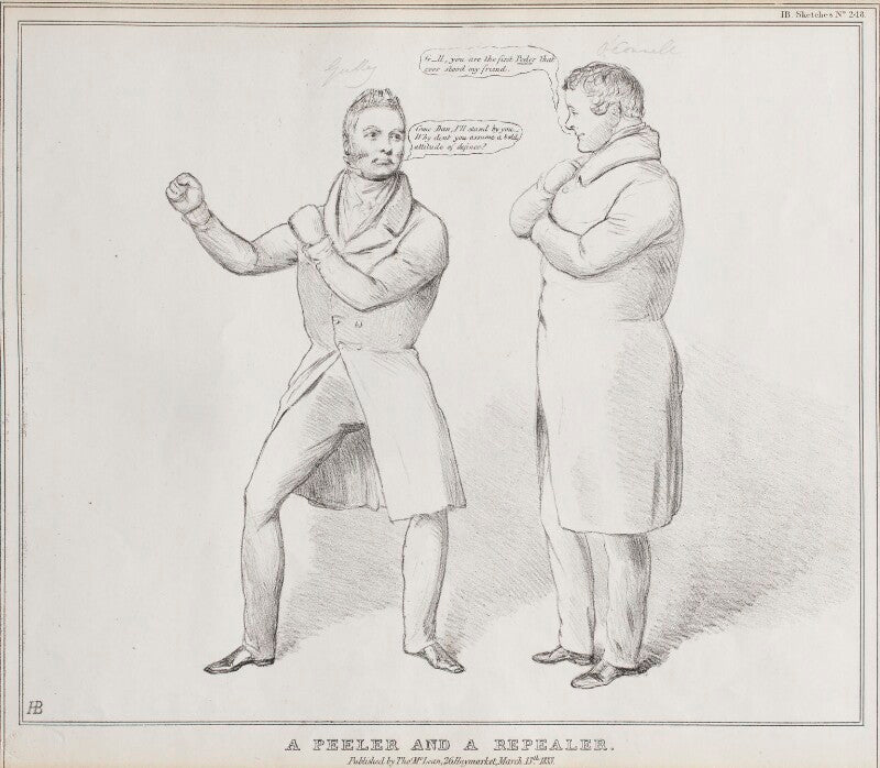 A peeler and a repealer (john gully; daniel o'connell) npg d41183