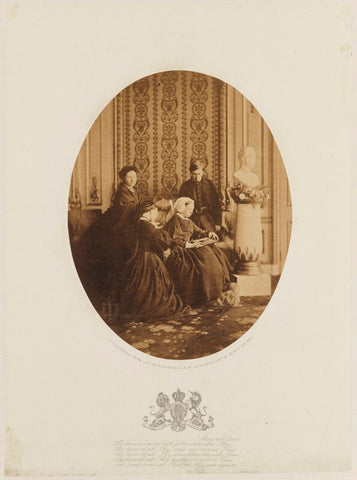 Royal mourning group, 1862 NPG P27