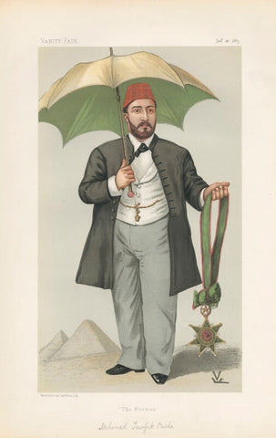 (Muhammed) Tewfik Pasha ('Men of the Day. No. 273.') NPG D44104