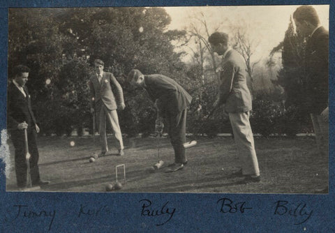 Playing croquet at Garsington NPG Ax141498