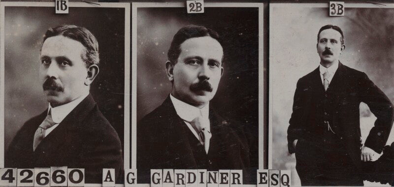 Alfred george gardiner npg ax136956
