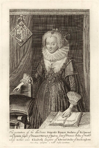 Frances Stuart (née Howard), Duchess of Lennox and Richmond NPG D28083