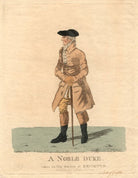 Augustus Henry FitzRoy, 3rd Duke of Grafton ('A noble duke, taken on the Steyne at Brighton') NPG D13407