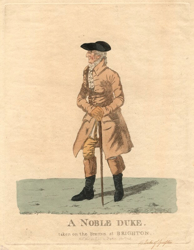 Augustus henry fitzroy, 3rd duke of grafton ('a noble duke, taken on the steyne at brighton') npg d13407