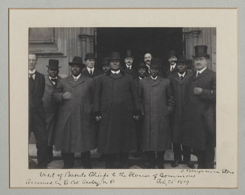 'visit of basuto chiefs to the house of commons' npg x135507