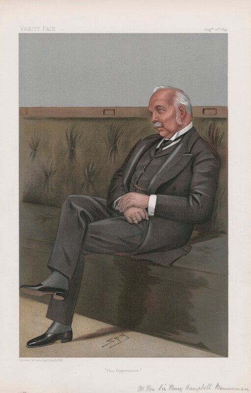 Sir henry campbell bannerman ('men of the day. no. 756.') npg d44973