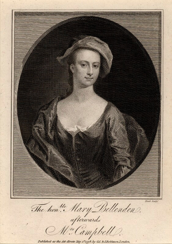 Mary campbell (née bellenden) npg d2153