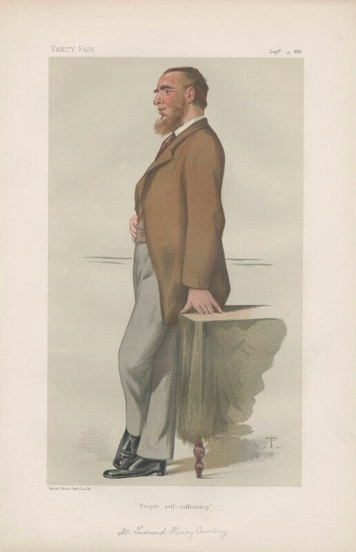 Leonard henry courtney, 1st baron courtney of penwith ('statesmen. no. 340.') npg d43978