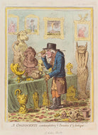 A Cognocenti Contemplating ye Beauties of ye Antique (Emma Hamilton; Horatio Nelson; Sir William Hamilton) NPG D12755