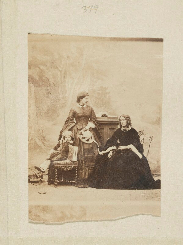 Lady corisande olivia bennet; olivia (née montagu), countess of tankerville; jane loftus (née hope vere), marchioness of ely npg ax50137