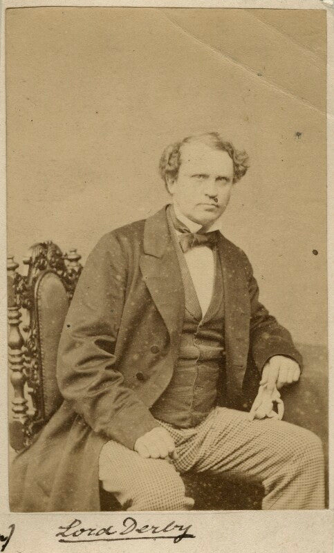 Edward henry stanley, 15th earl of derby npg x13388