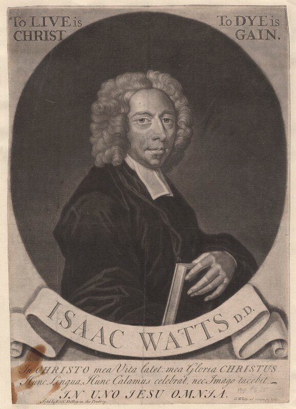 Isaac watts npg d4700