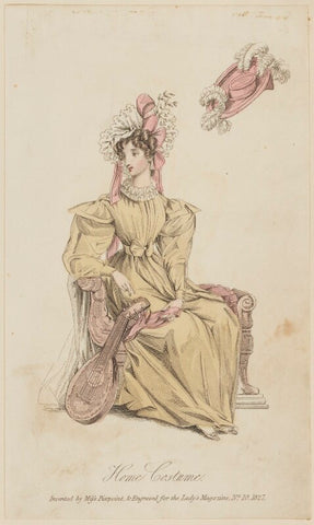 'Home Costume invented by Miss Pierpoint', October 1827 NPG D47591