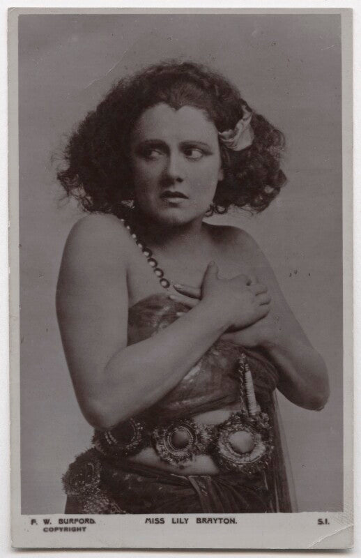 Lily brayton as zahrat al kulub in 'chu chin chow' npg x139665