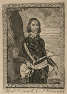 Oliver Cromwell and an unknown page NPG D16565