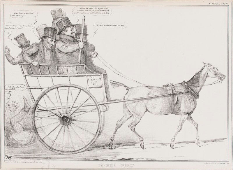 Up hill work! npg d41331