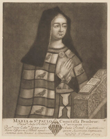 Mary de St Pol, Countess of Pembroke NPG D40121