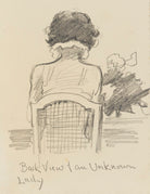 Unknown woman ('Back View of an unknown Lady') NPG D43193