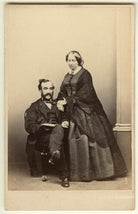 Sir Monier Monier-Williams; Julia Grantham (née Faithfull), Lady Monier-Williams NPG x29295