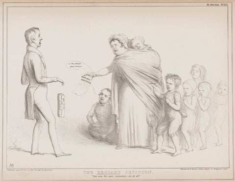 The Beggar's Petition (George William Frederick Howard, 7th Earl of Carlisle; Richard Lalor Sheil; Daniel O'Connell) NPG D41565