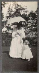 Lady Ottoline Morrell; Julian Vinogradoff (née Morrell) NPG Ax140086