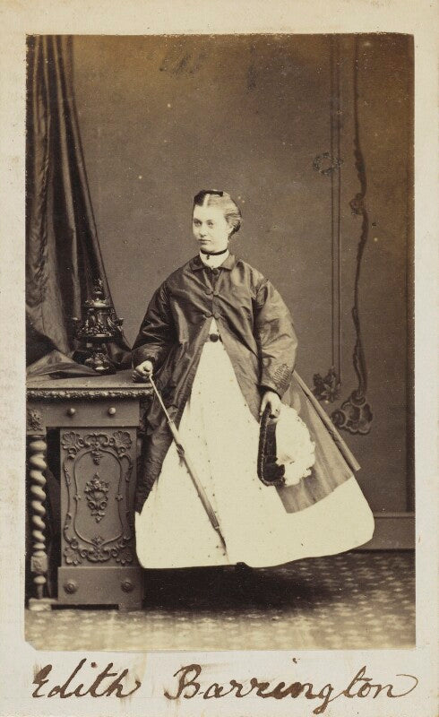 Hon. edith robarts (née barrington) npg ax10008