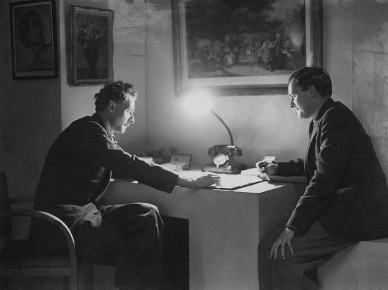 Edward upward; stephen spender npg x1630