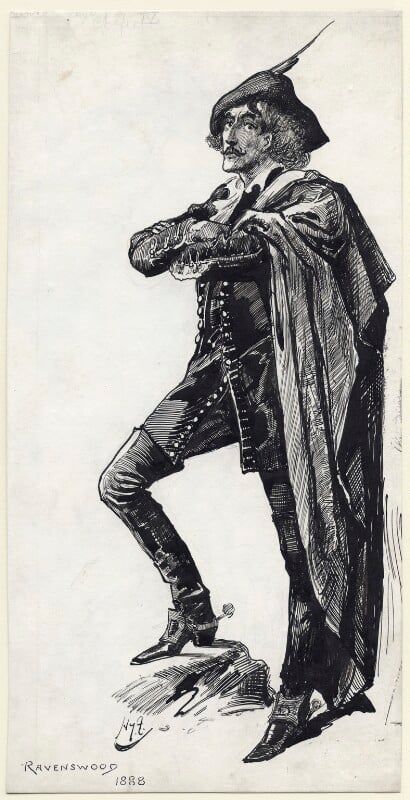 Sir henry irving as edgar in 'ravenswood' npg d74