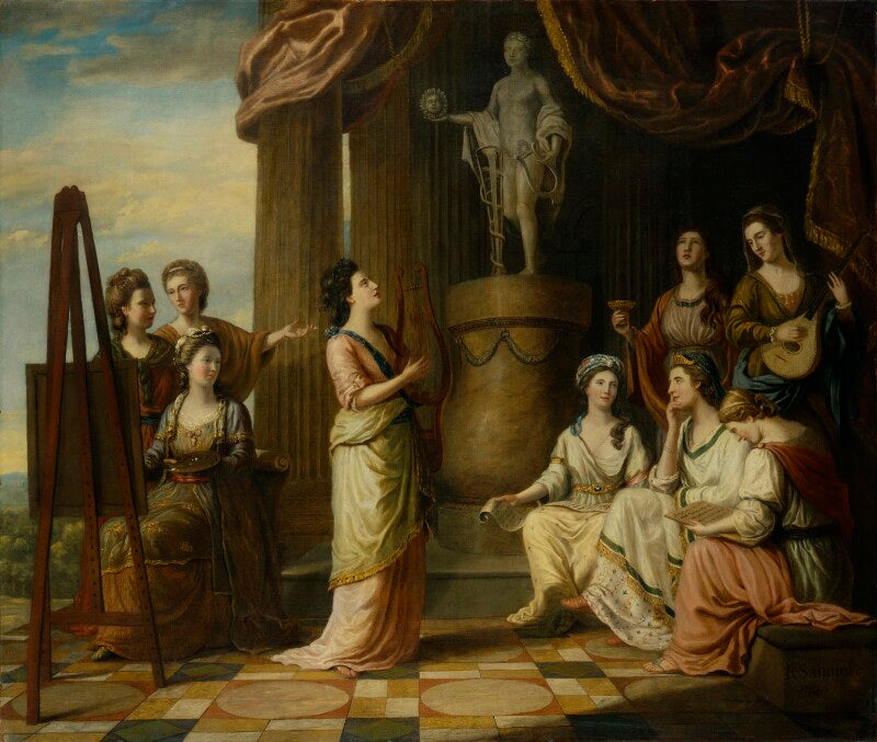 Portraits in the Characters of the Muses in the Temple of Apollo NPG 4905