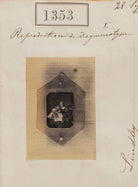 Reproduction of a daguerreotype of or for Lindley (Two unknown sitters) NPG Ax50754