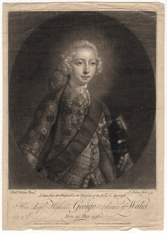 King george iii when prince of wales npg d7992