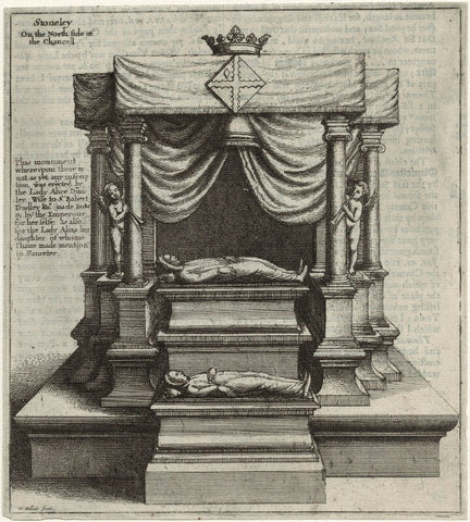 Monument to Alice Dudley (née Leigh), Duchess Dudley and Lady Aliza Dudley NPG D33252